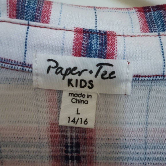 Girls Button Down Long Sleeve - Picture 2 of 2